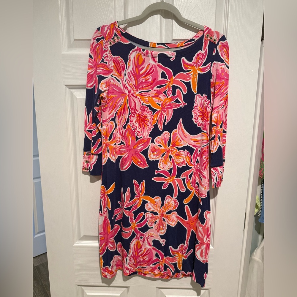 Lilly Pulitzer Pink and Orange Floral Dress